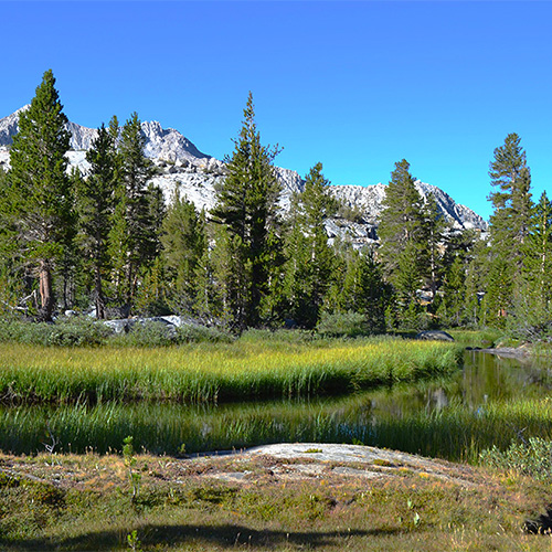 Leaving Dusy Basin