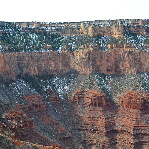 Snow on the South Rim