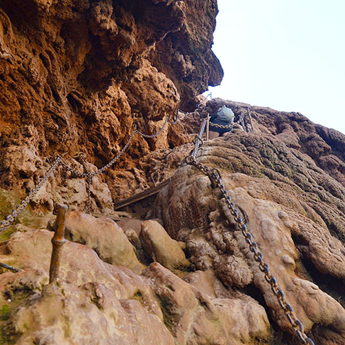 Mooney Falls Ladders
